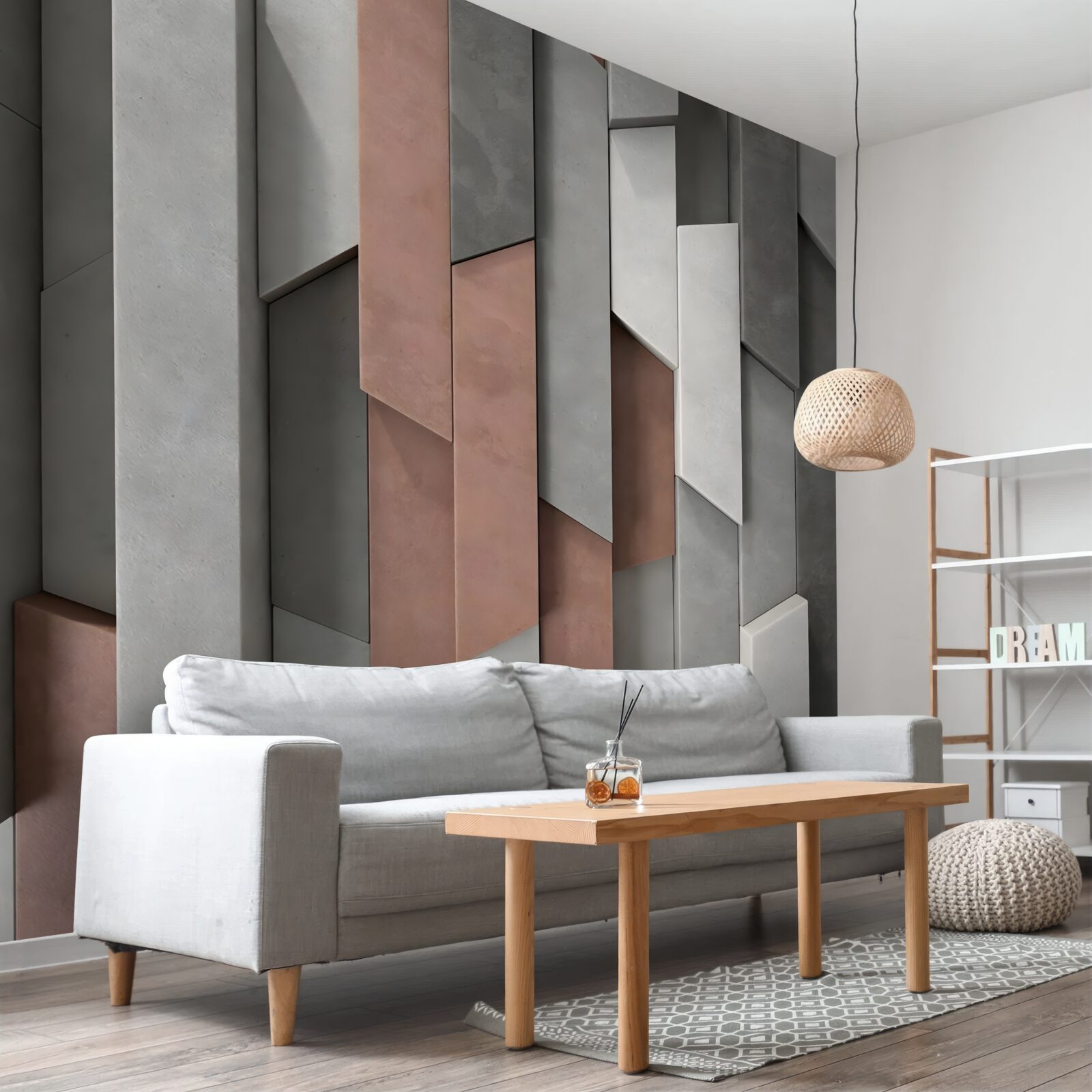 Fototapet forme verticale cu volum