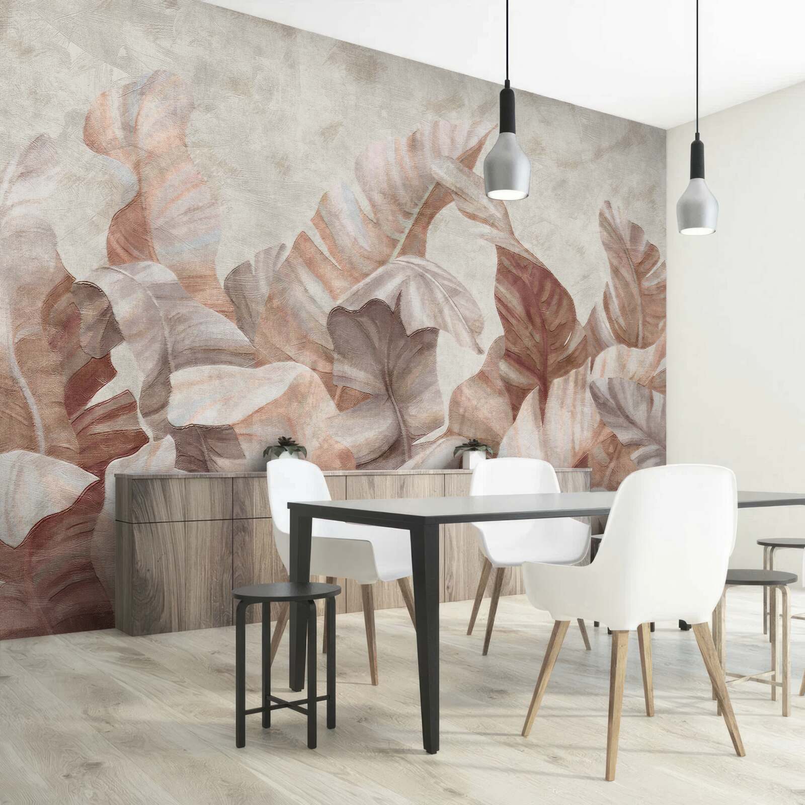 Fototapet frunze mari de plante tropicale