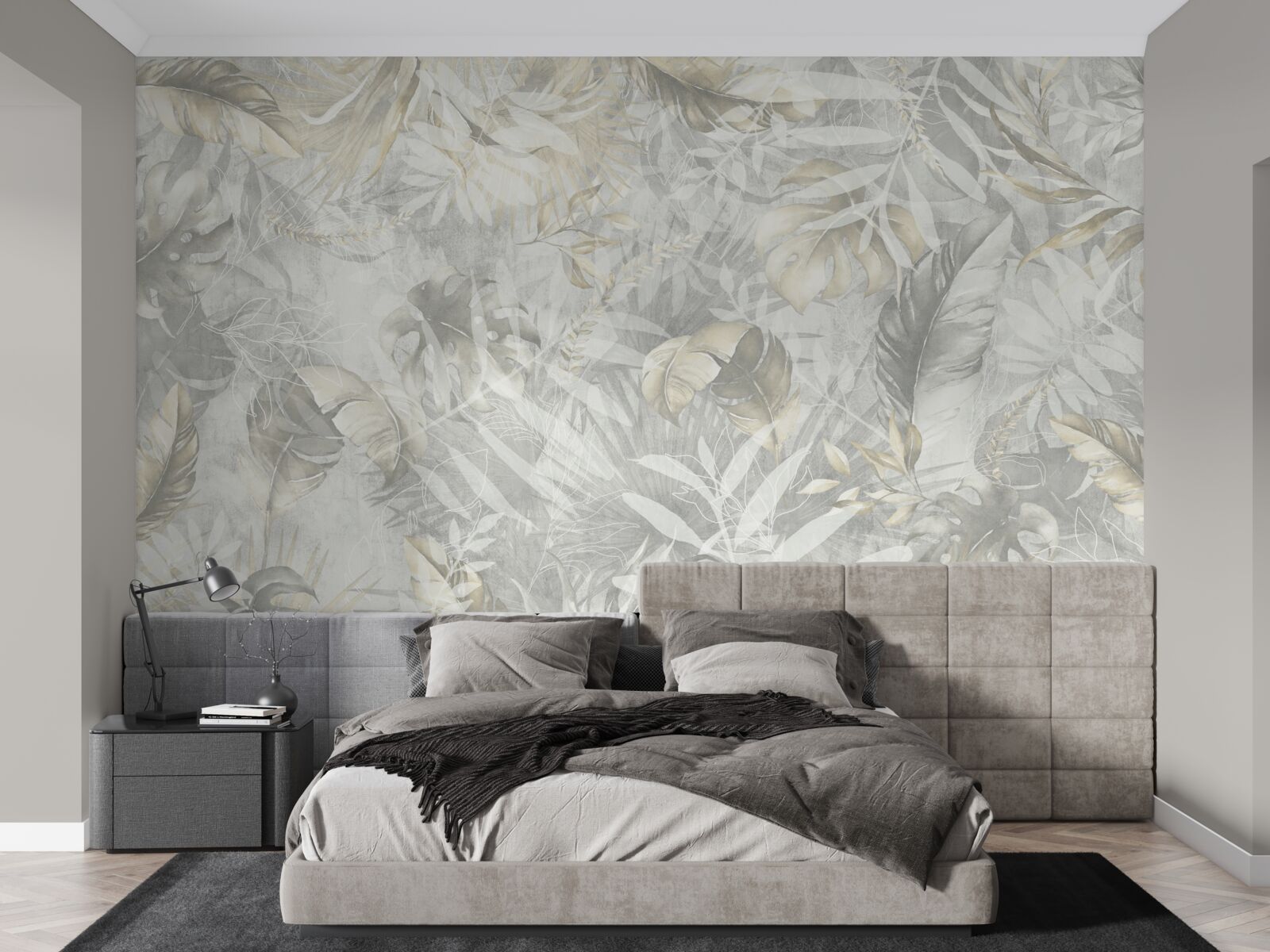 Fototapet abundența de plante în junglă