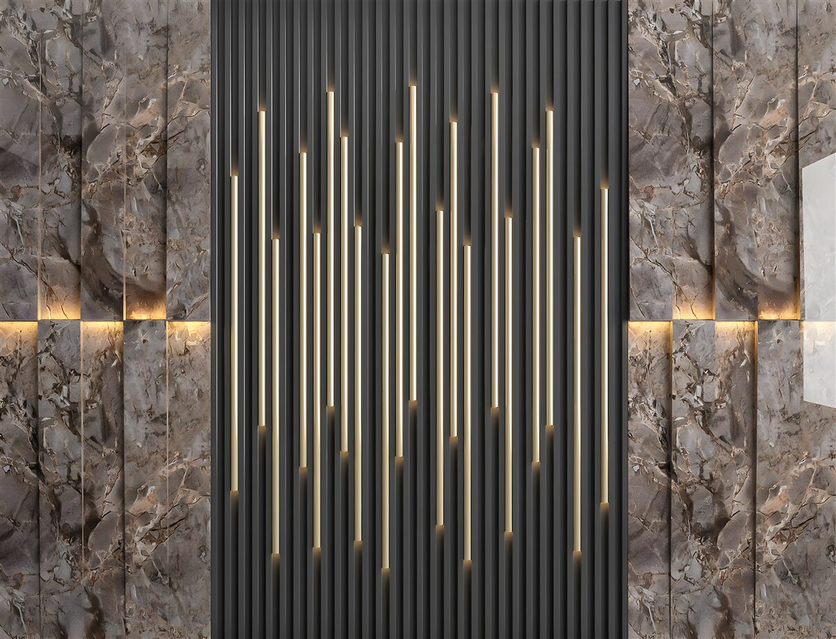 Fototapet transmisie decorativă cu sunet surround