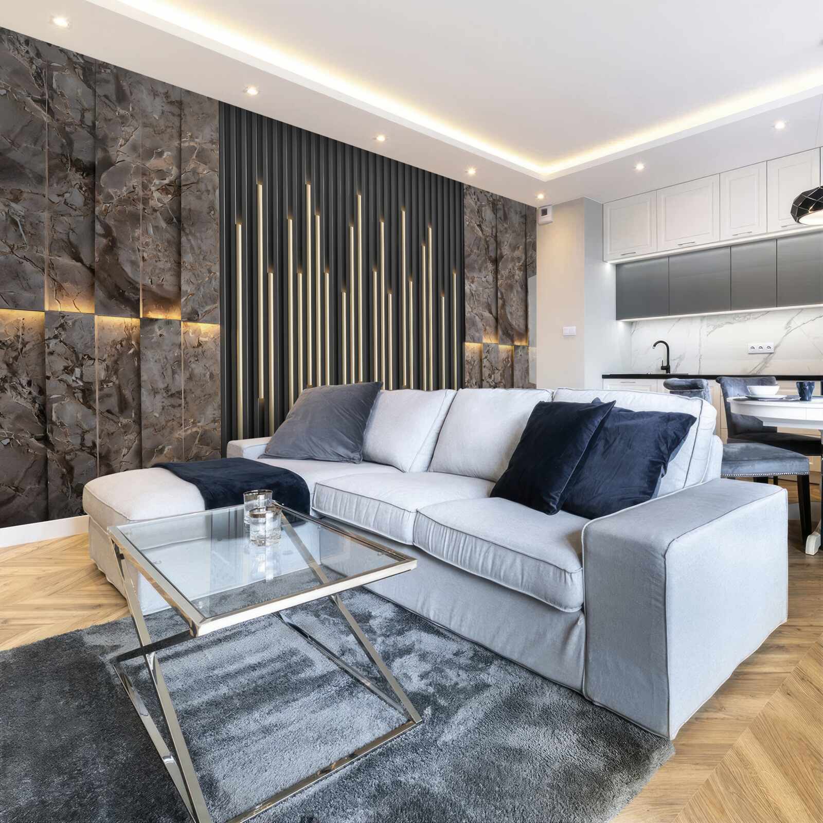 Fototapet transmisie decorativă cu sunet surround