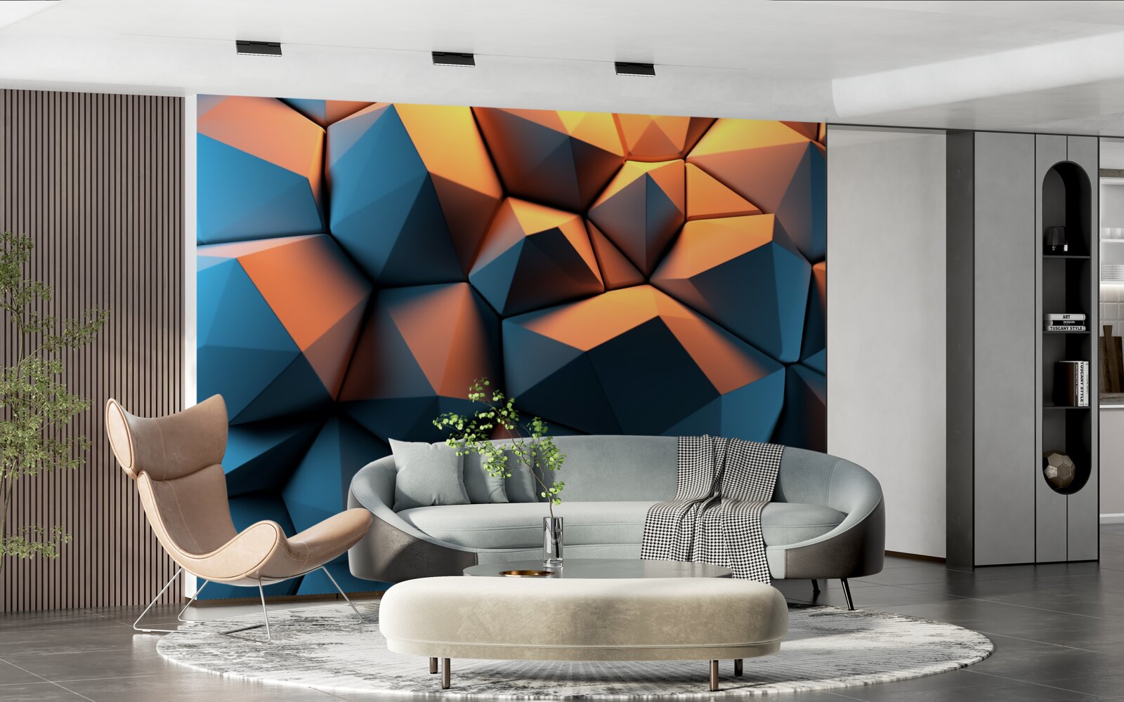 Fototapet Forme geometrice 3d