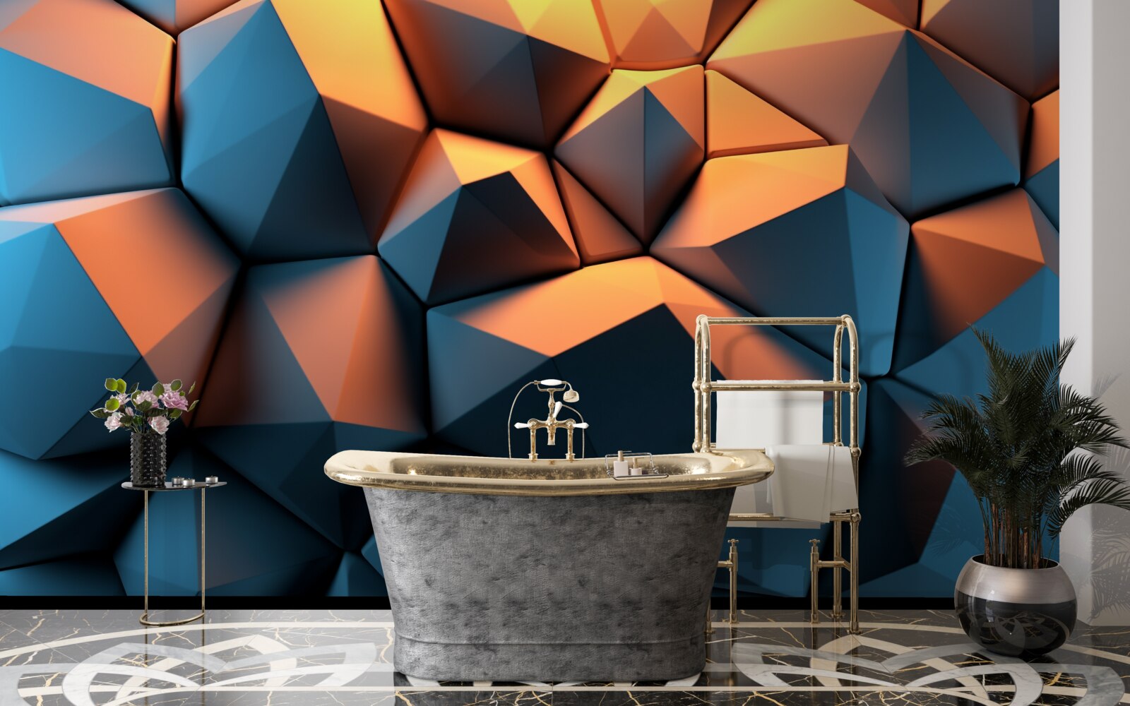 Fototapet Forme geometrice 3d