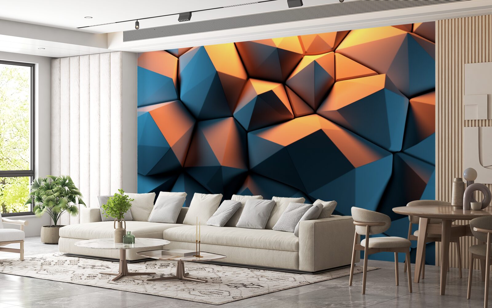 Fototapet Forme geometrice 3d