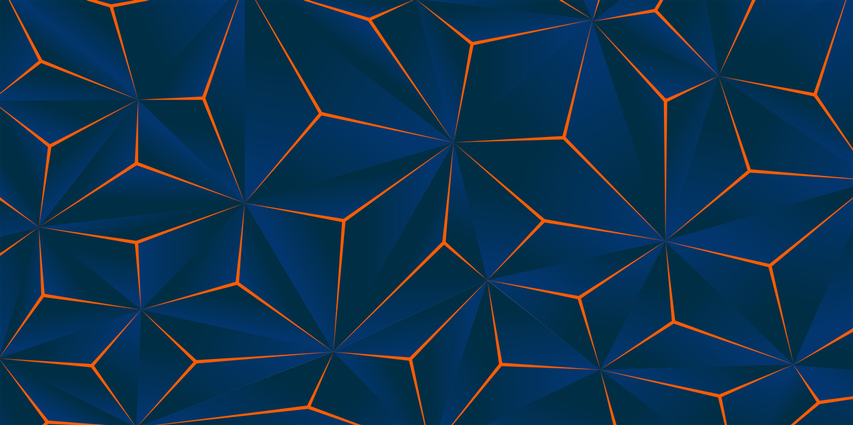 Fototapet triunghiuri de catifea cu forme generoase