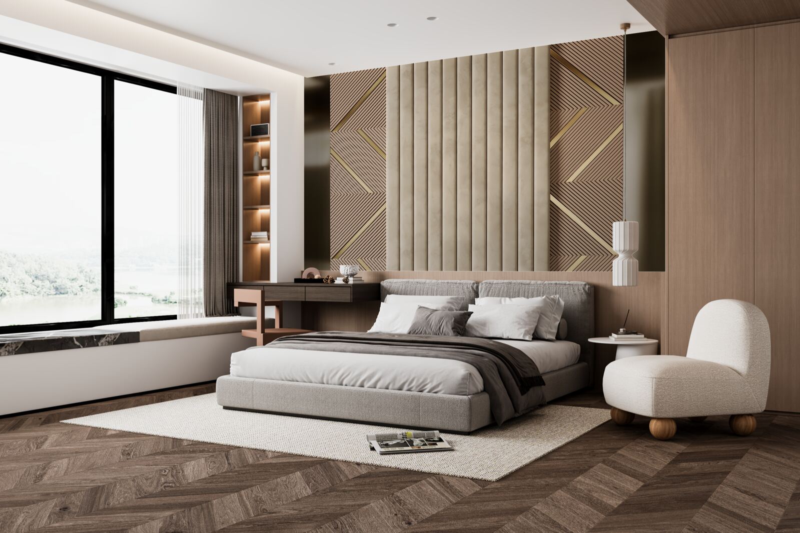 Fototapet abstracții cu modele geometrice