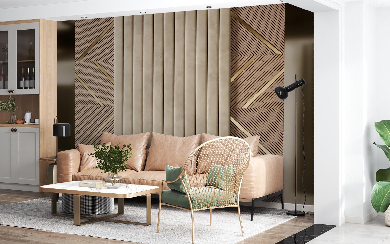 Fototapet abstracții cu modele geometrice