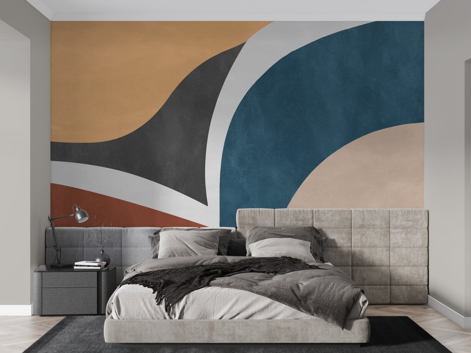 Fototapet decorațiuni abstracte netede