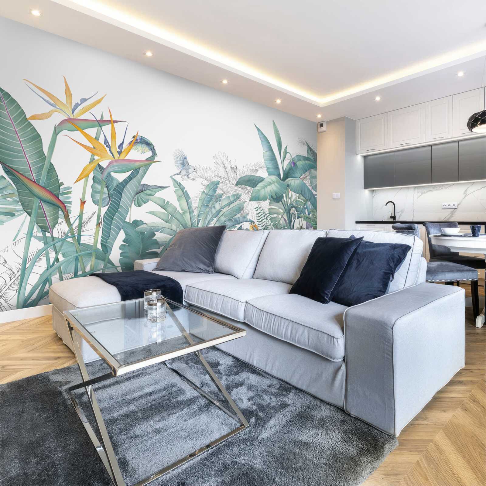 Fototapet plante tropicale verzi