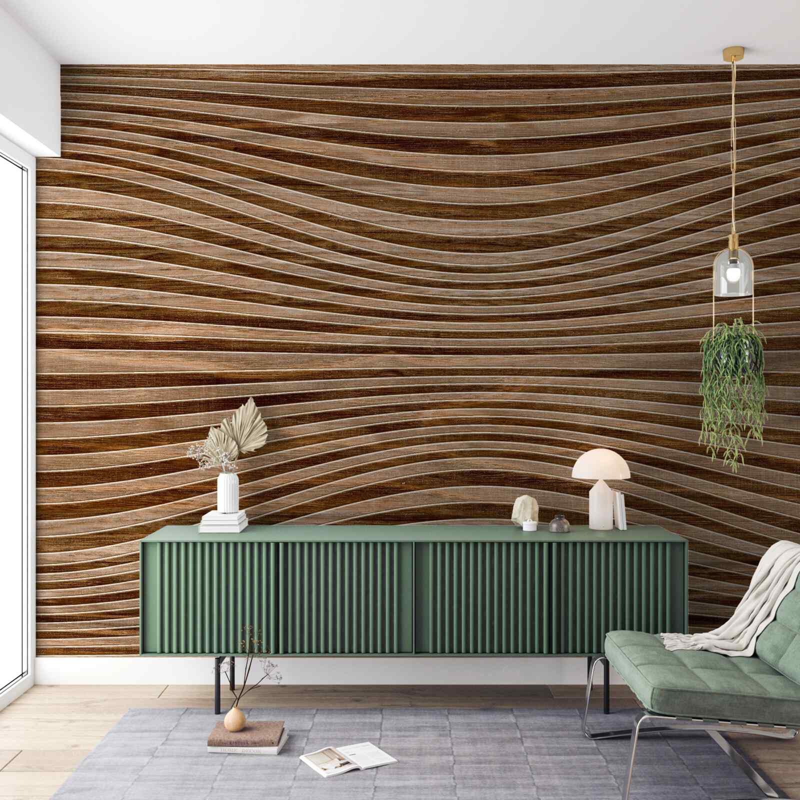 Fototapet suprafața lemnului este netedă