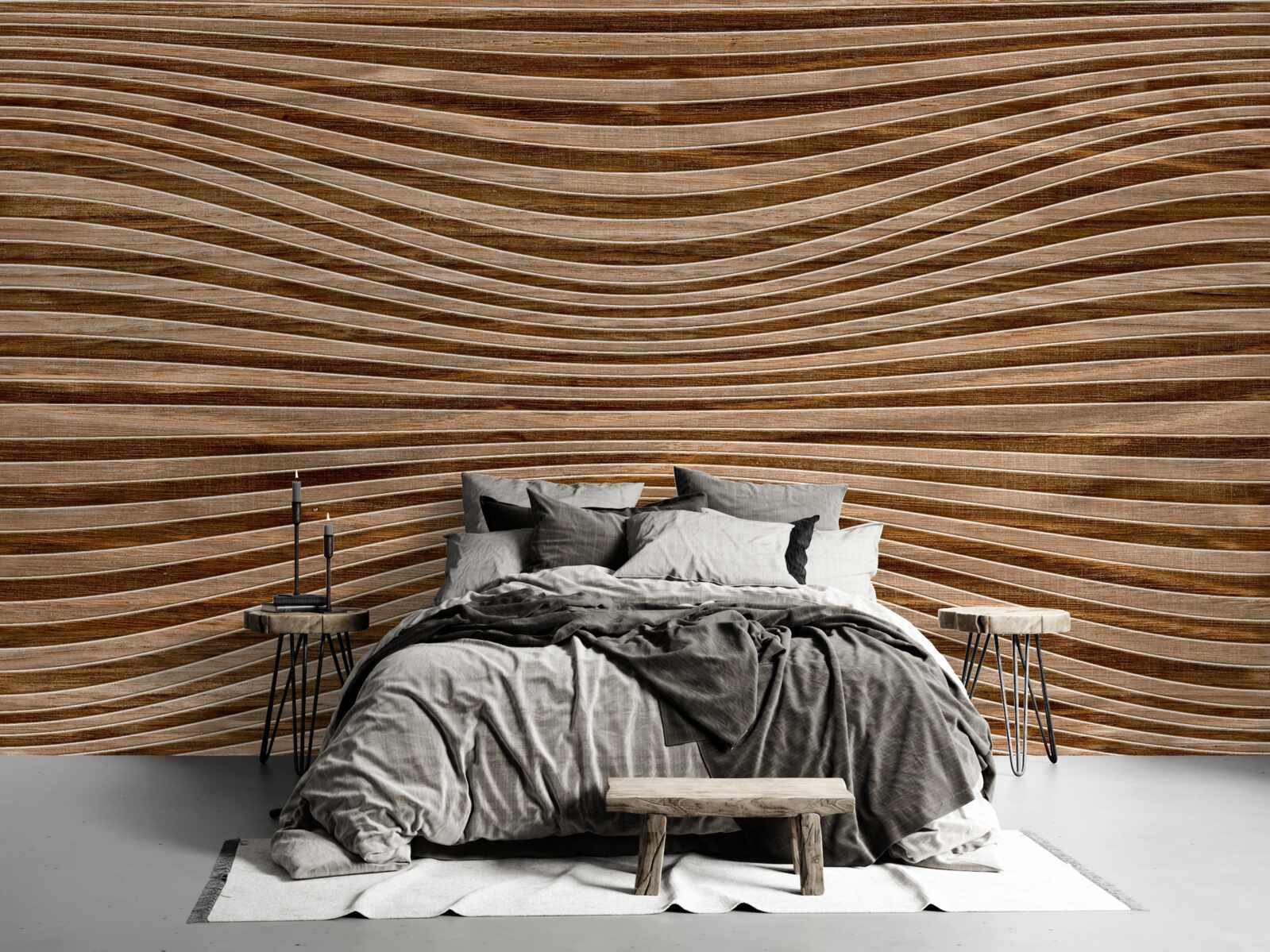 Fototapet suprafața lemnului este netedă