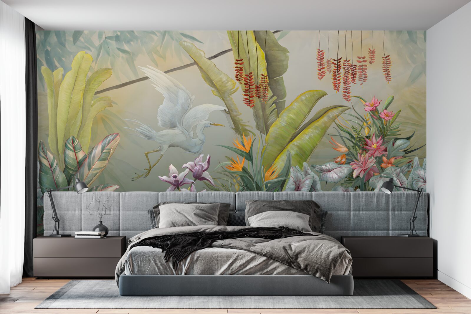 Fototapet vegetație tropicală bogată