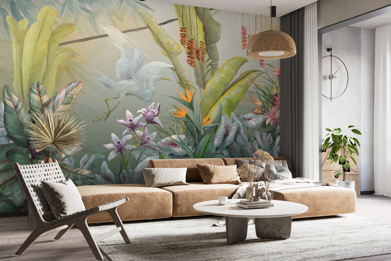 Fototapet vegetație tropicală bogată