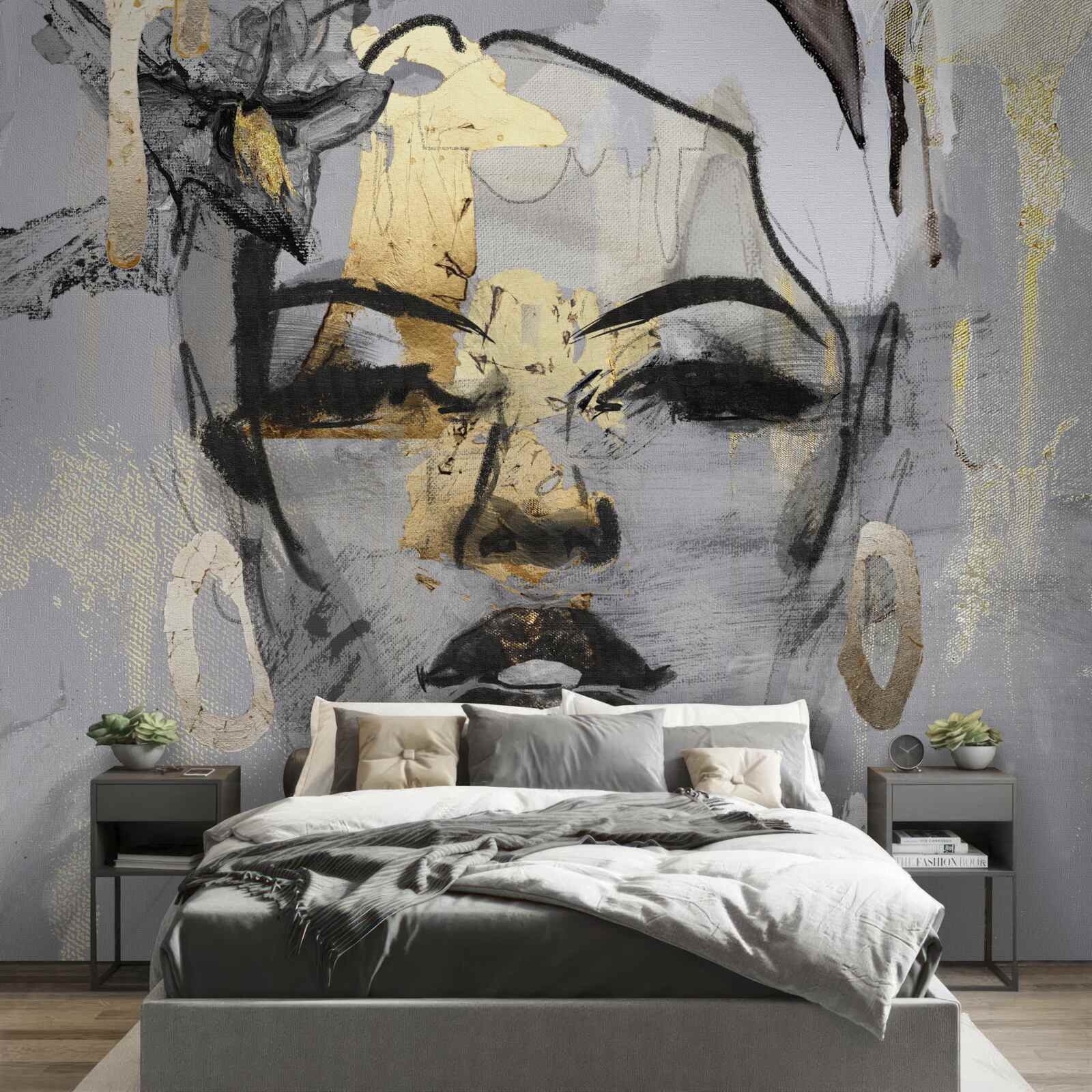 Fototapet percepția fetei este abstractă