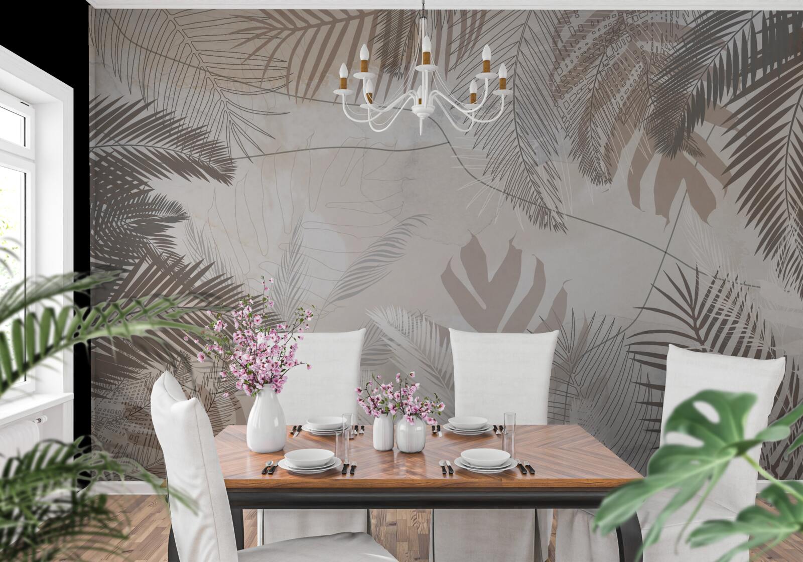 Fototapet varietatea de culori a frunzelor de toamnă