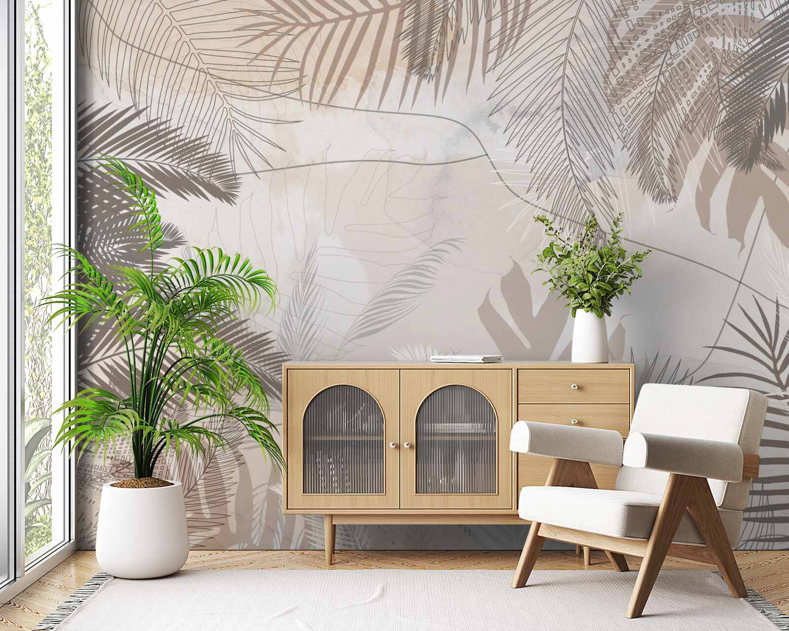 Fototapet varietatea de culori a frunzelor de toamnă