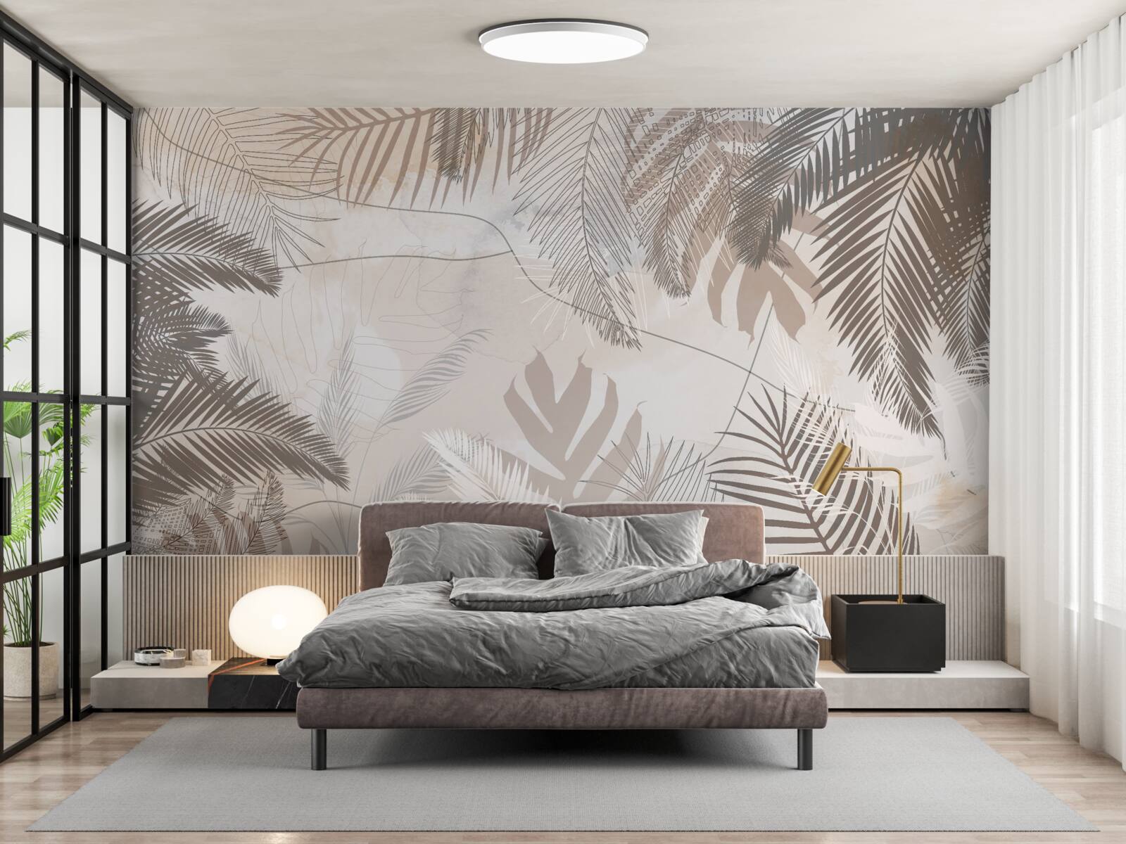 Fototapet varietatea de culori a frunzelor de toamnă