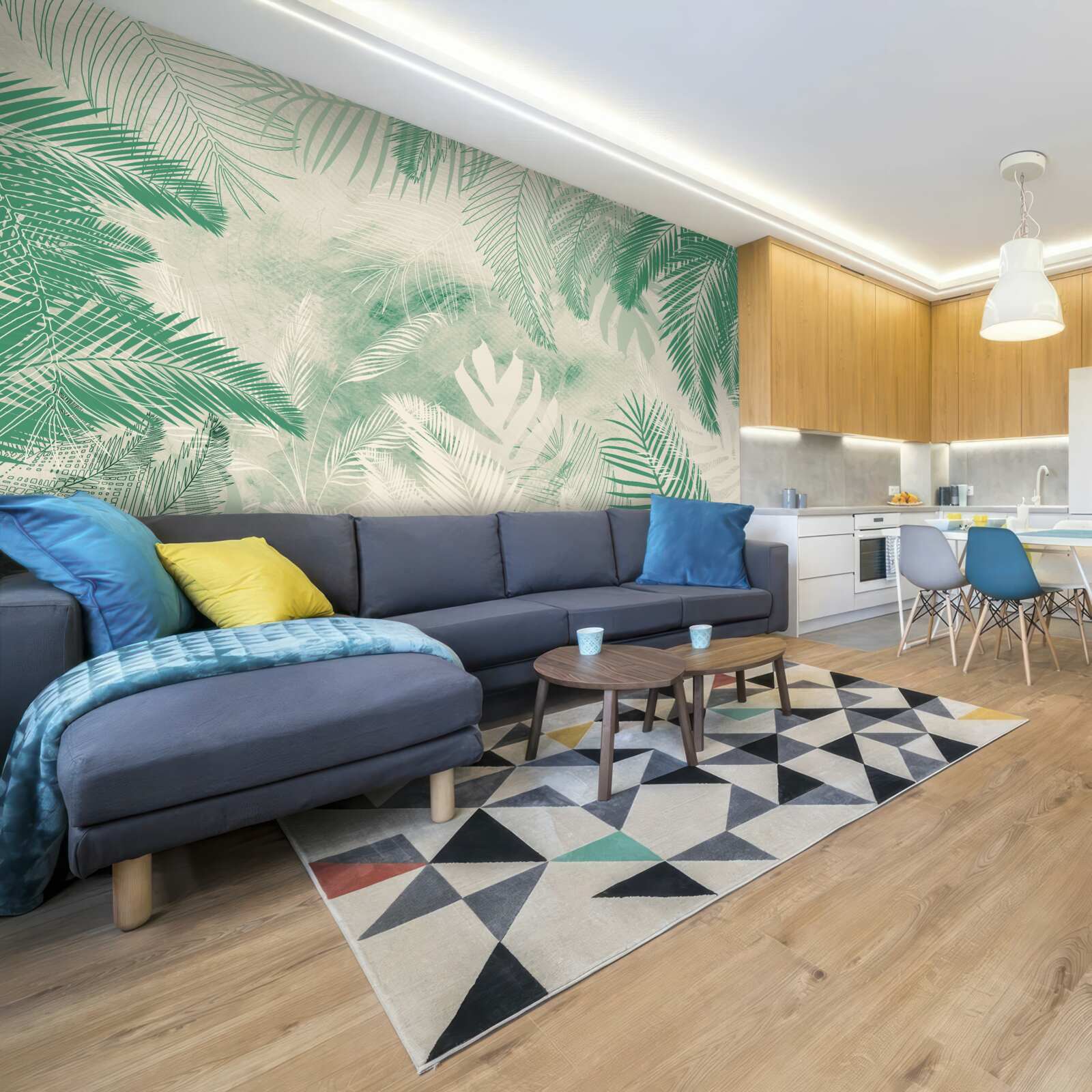 Fototapet frunzele ferigii rămân verzi pe tot parcursul anului