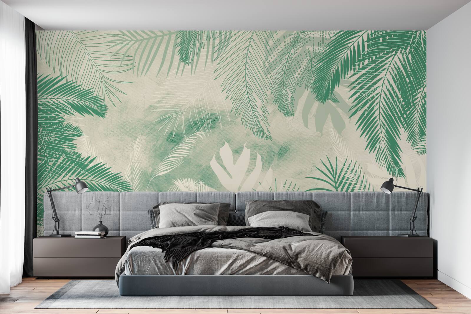 Fototapet frunzele ferigii rămân verzi pe tot parcursul anului