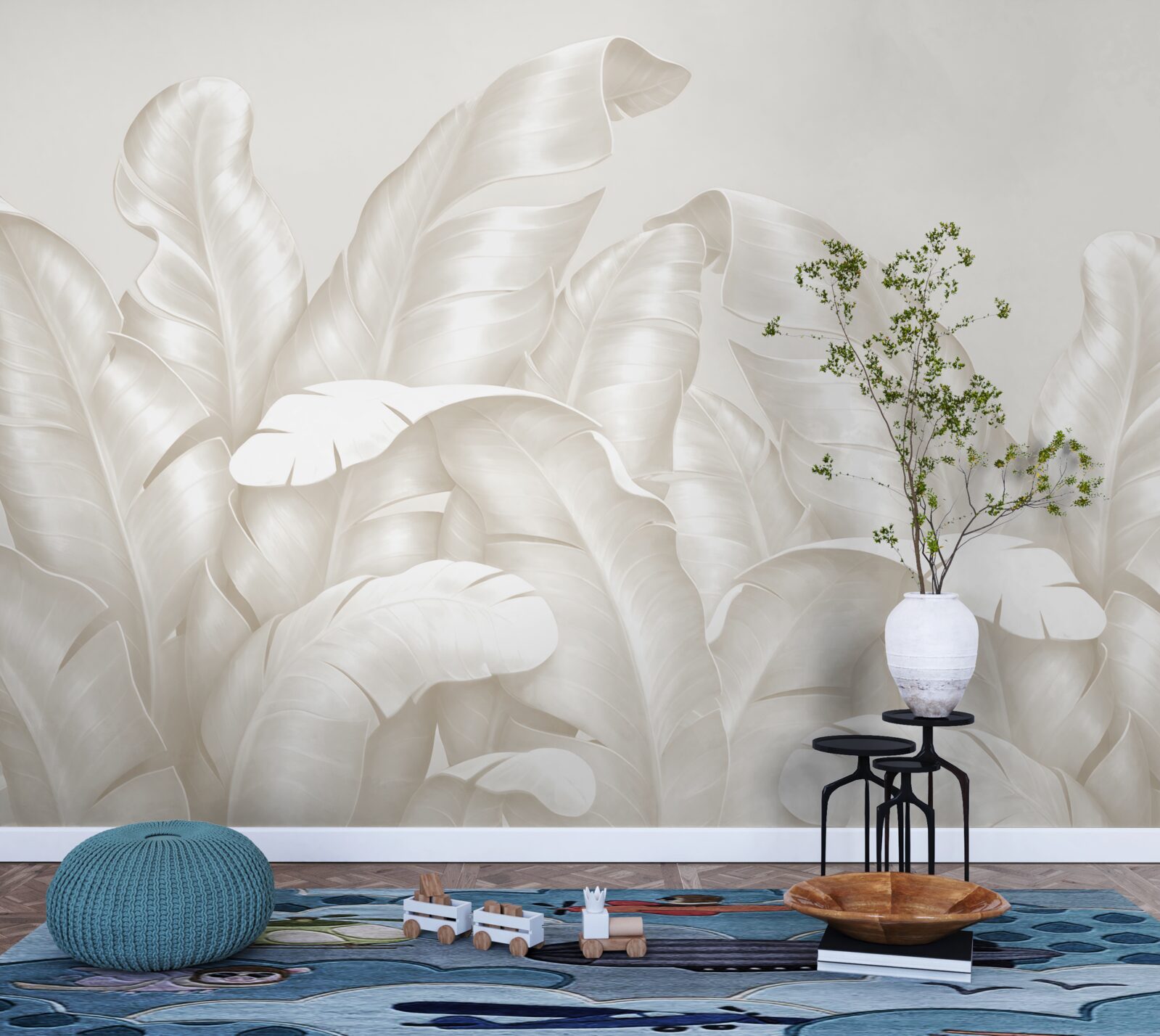 Fototapet ferigă tropicală densă