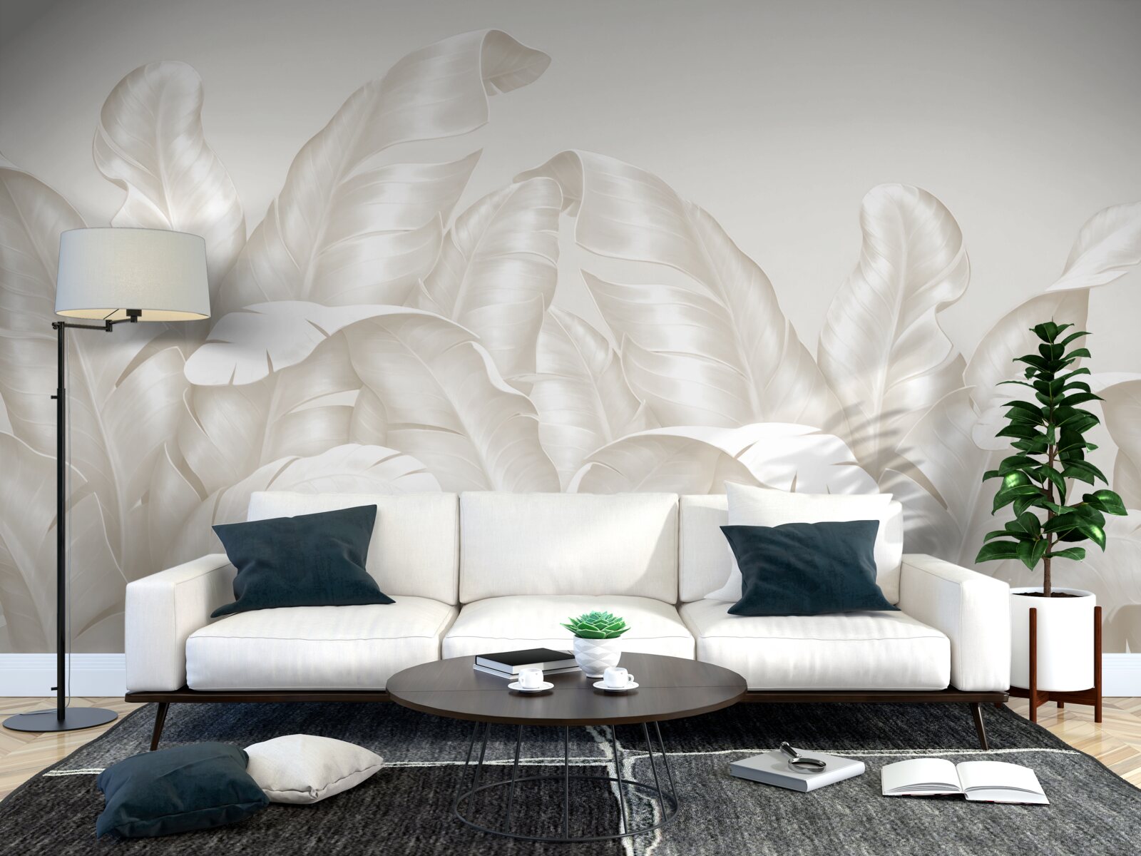 Fototapet ferigă tropicală densă