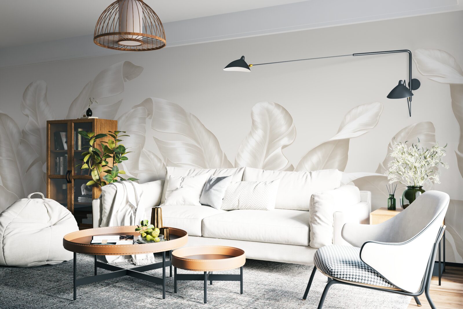 Fototapet ferigă tropicală densă