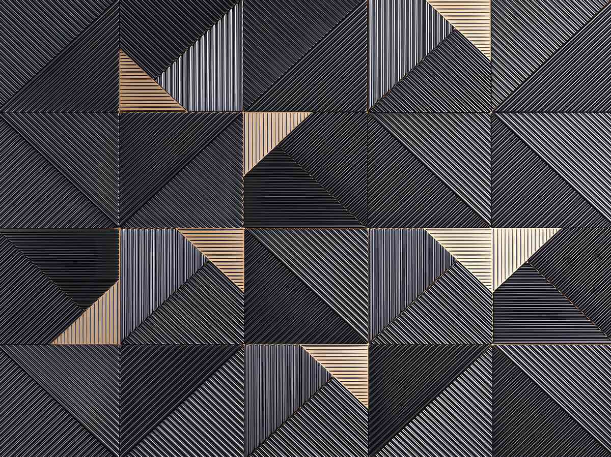 Fototapet abstracții geometrice netede