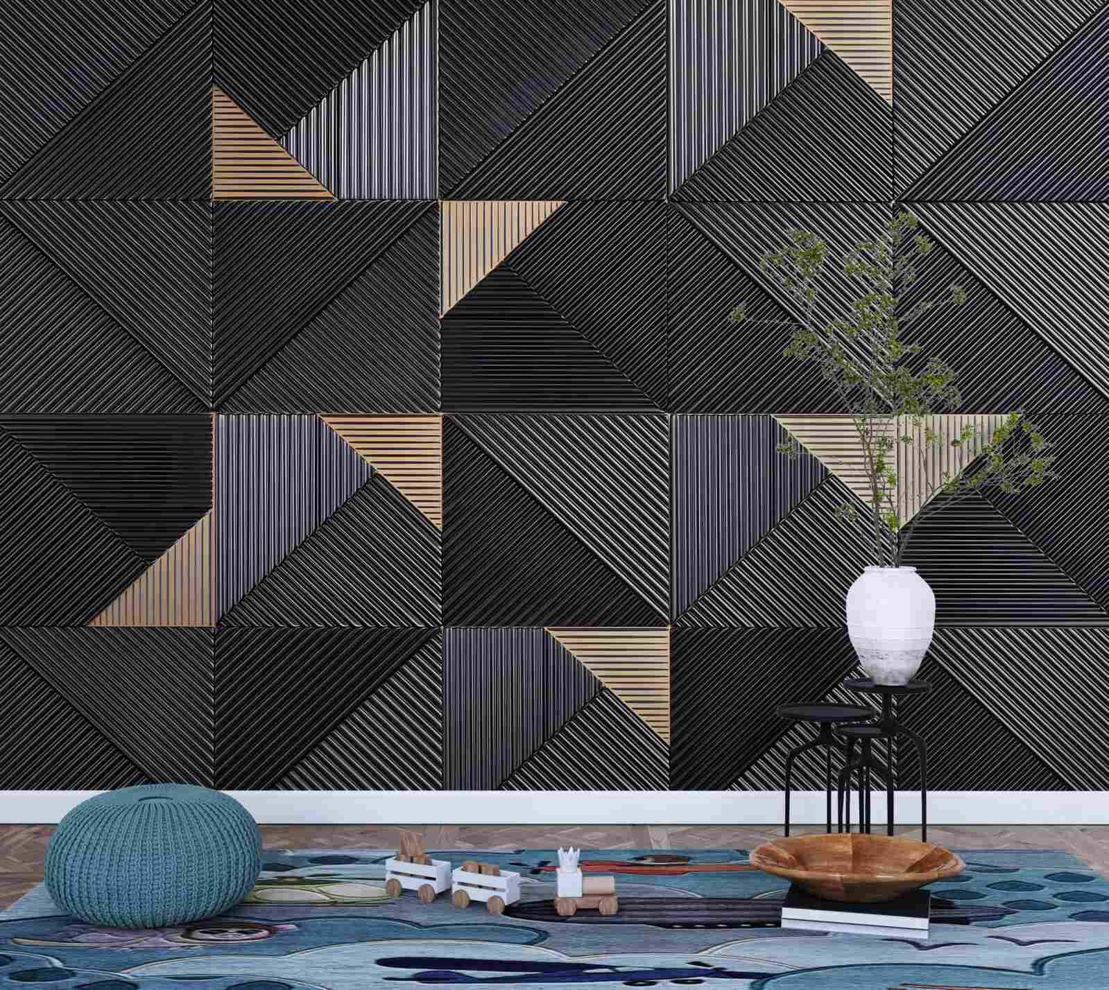 Fototapet abstracții geometrice netede