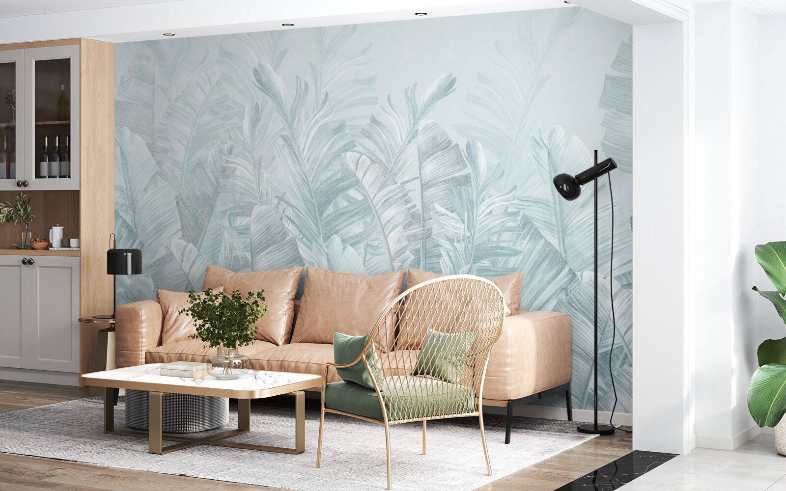 Fototapet ploile abundente irigă plantele