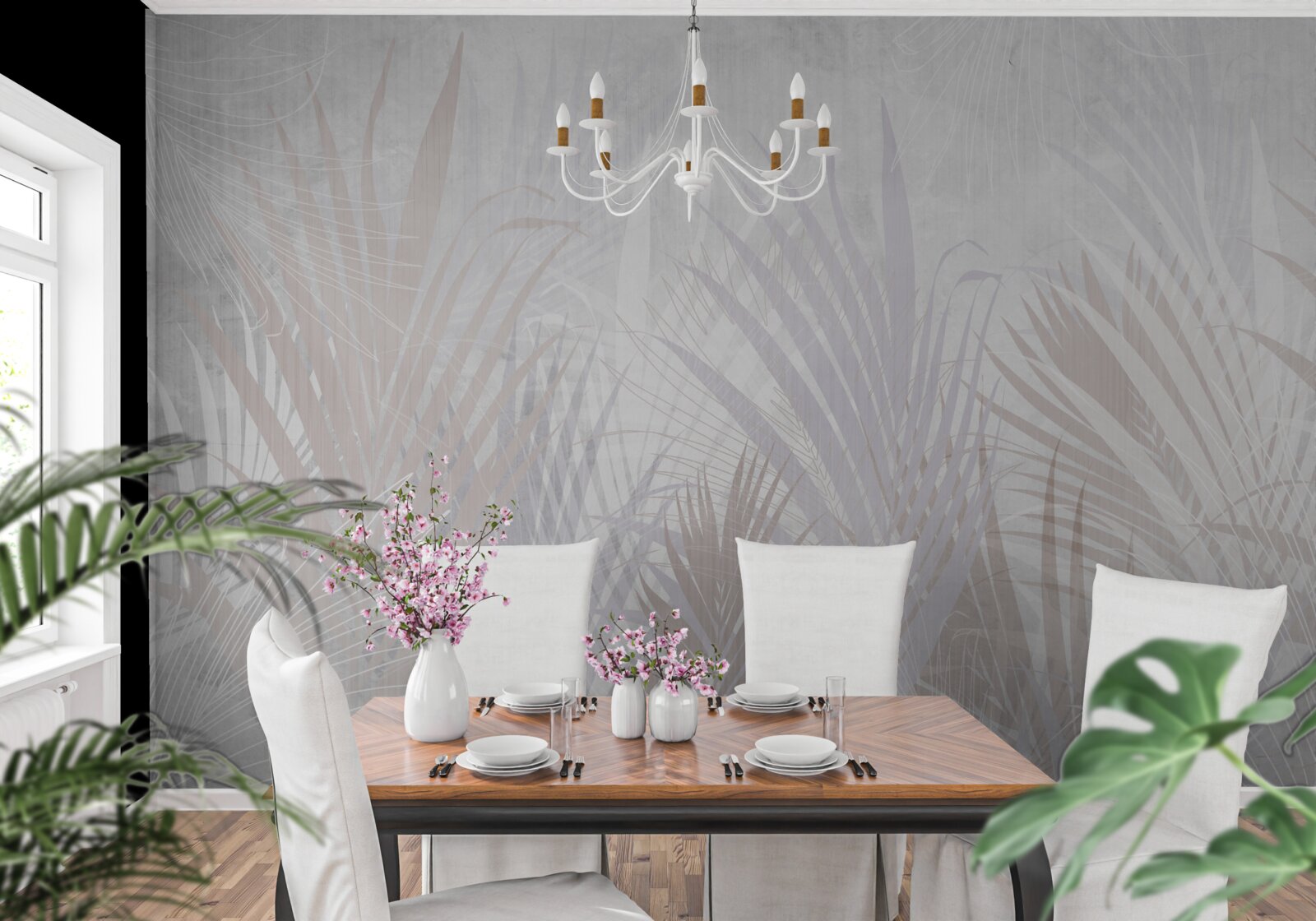 Fototapet începe să apară ceața la tropice