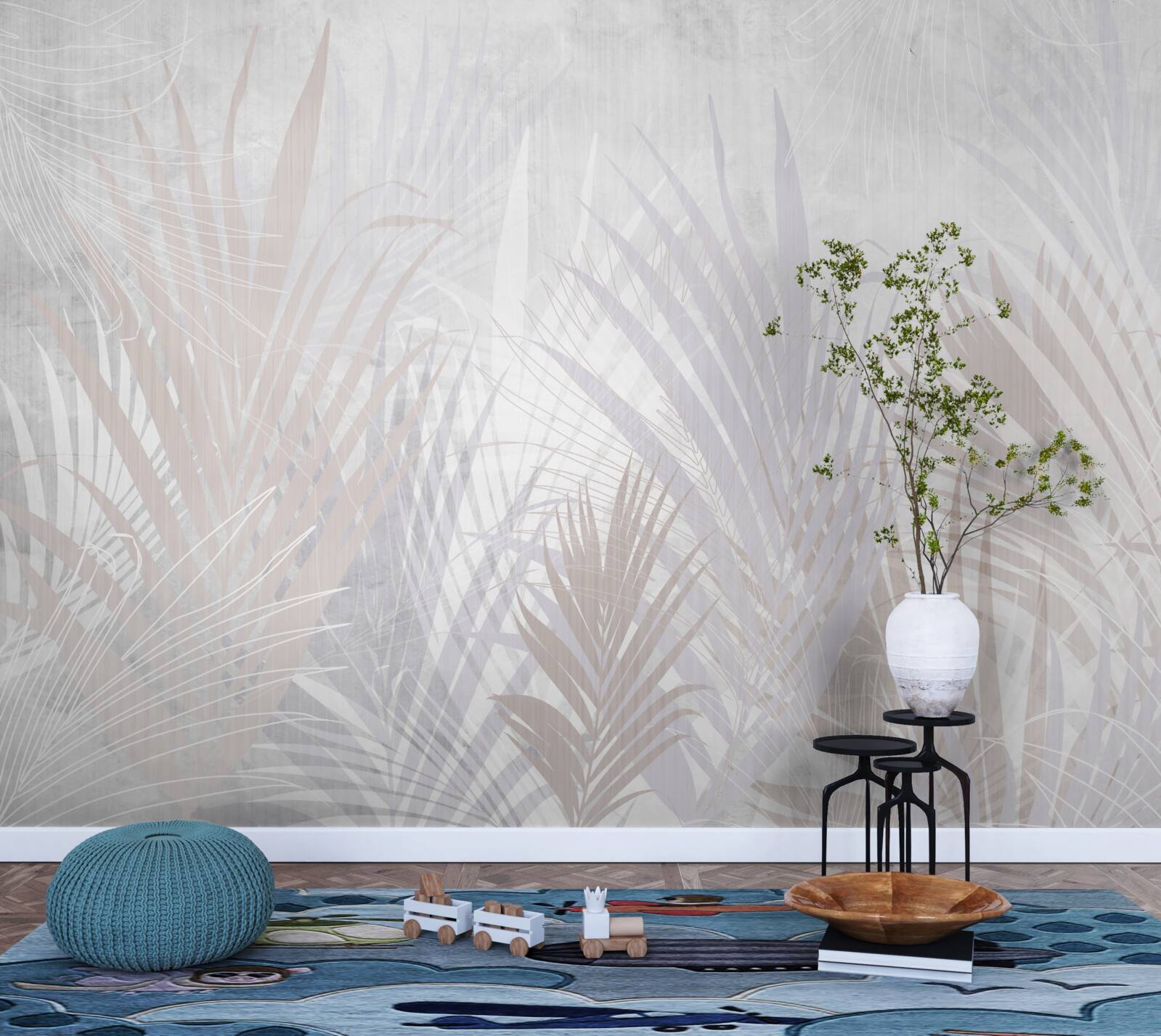 Fototapet începe să apară ceața la tropice