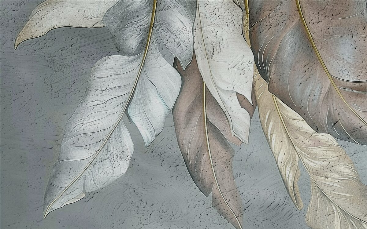 Fototapet frunze de ferigă întinse