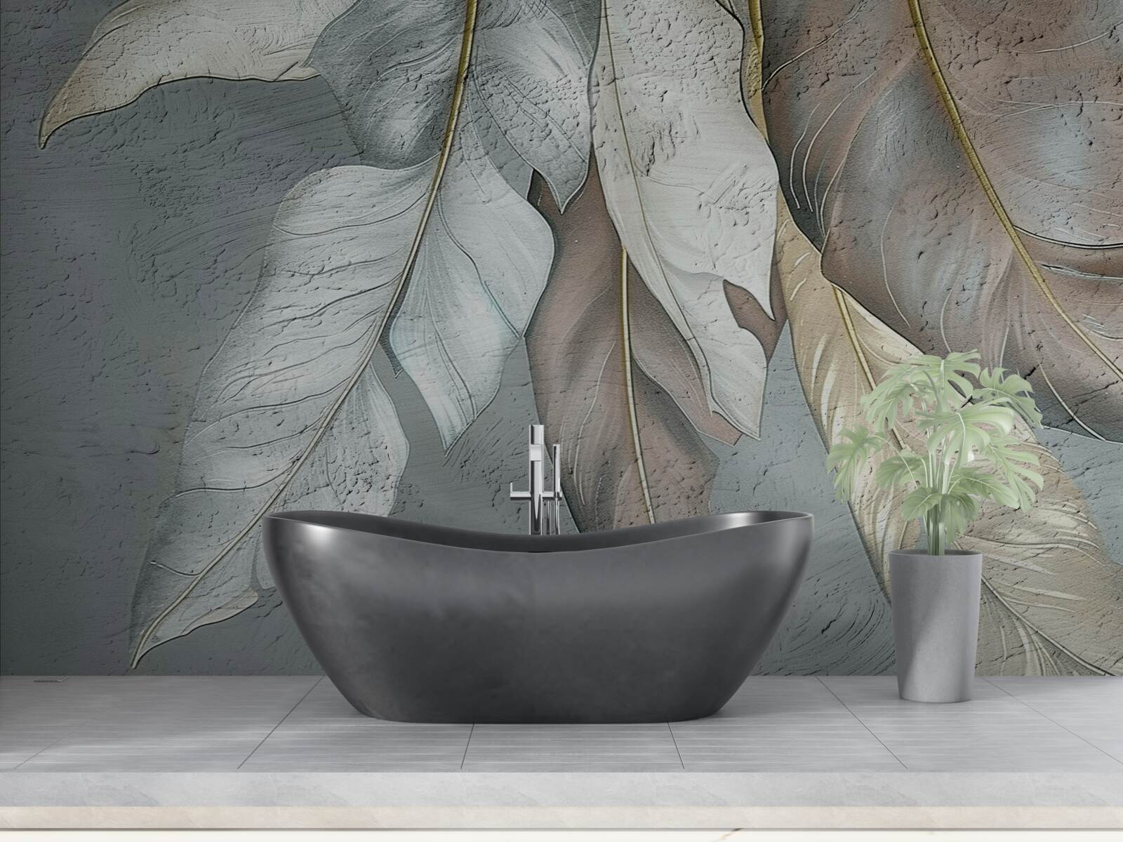 Fototapet frunze de ferigă întinse