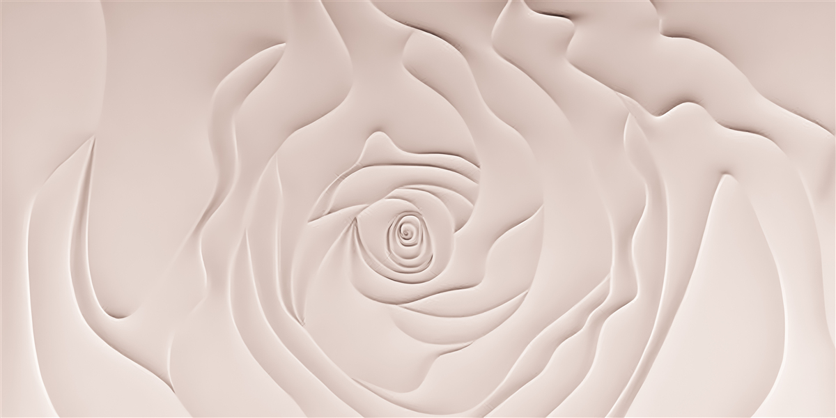 Fototapet abstract mugur de trandafir