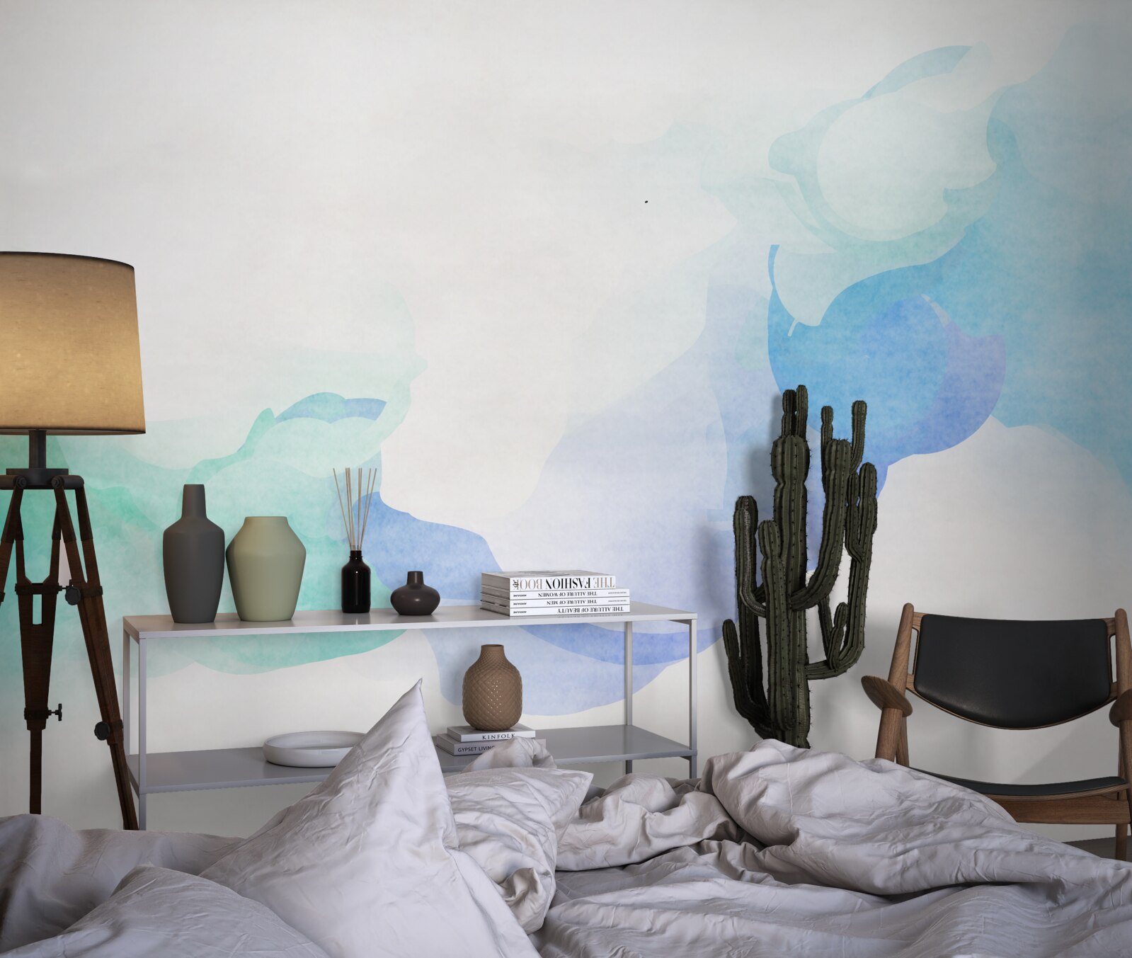 Fototapet combinație de două culori