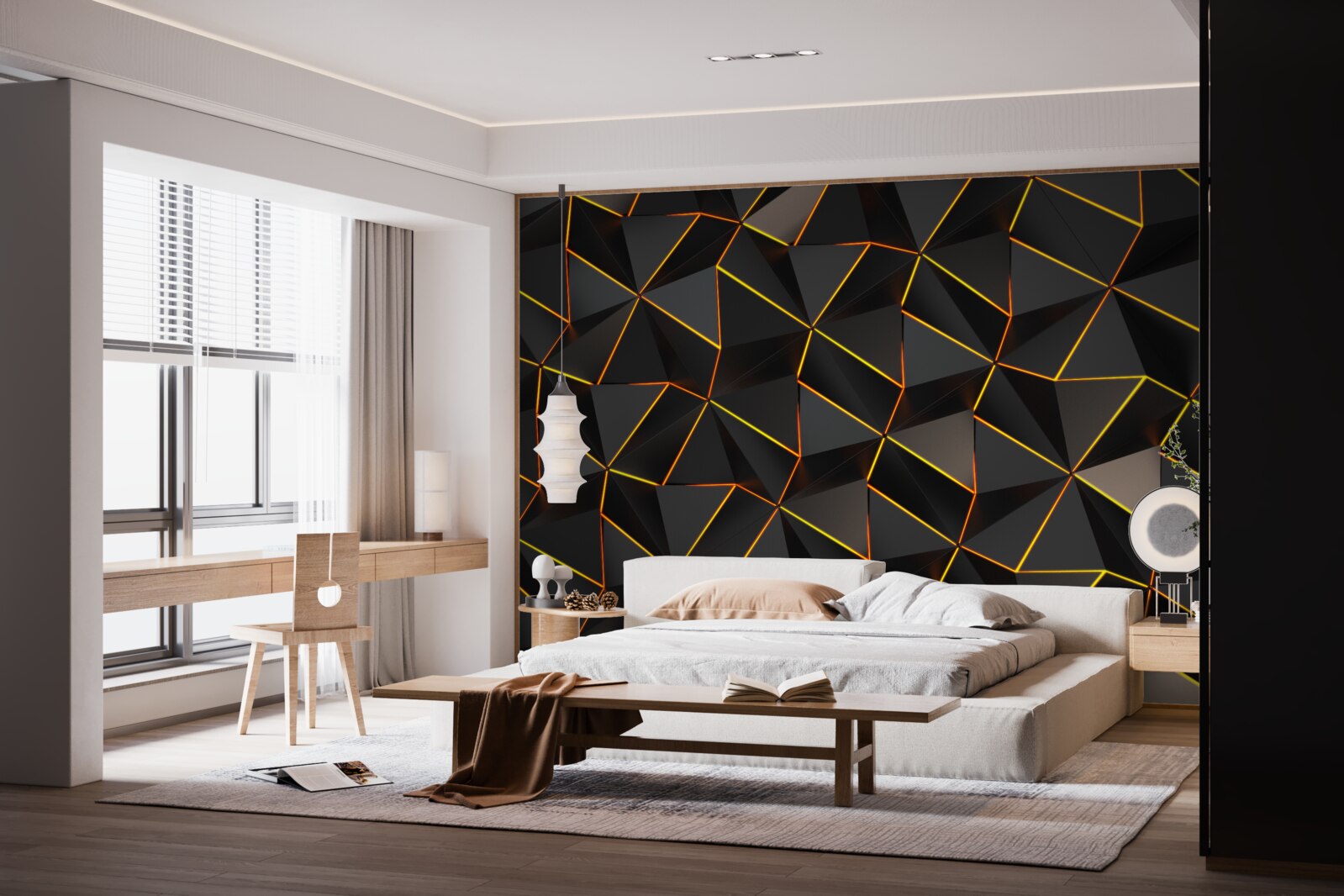 Fototapet piramide 3d cu aur