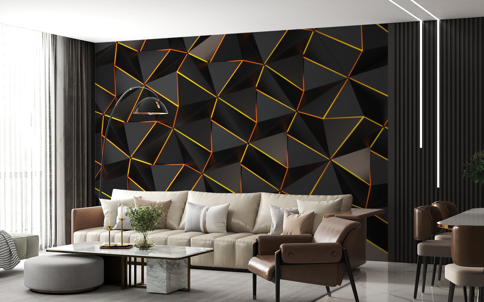 Fototapet piramide 3d cu aur