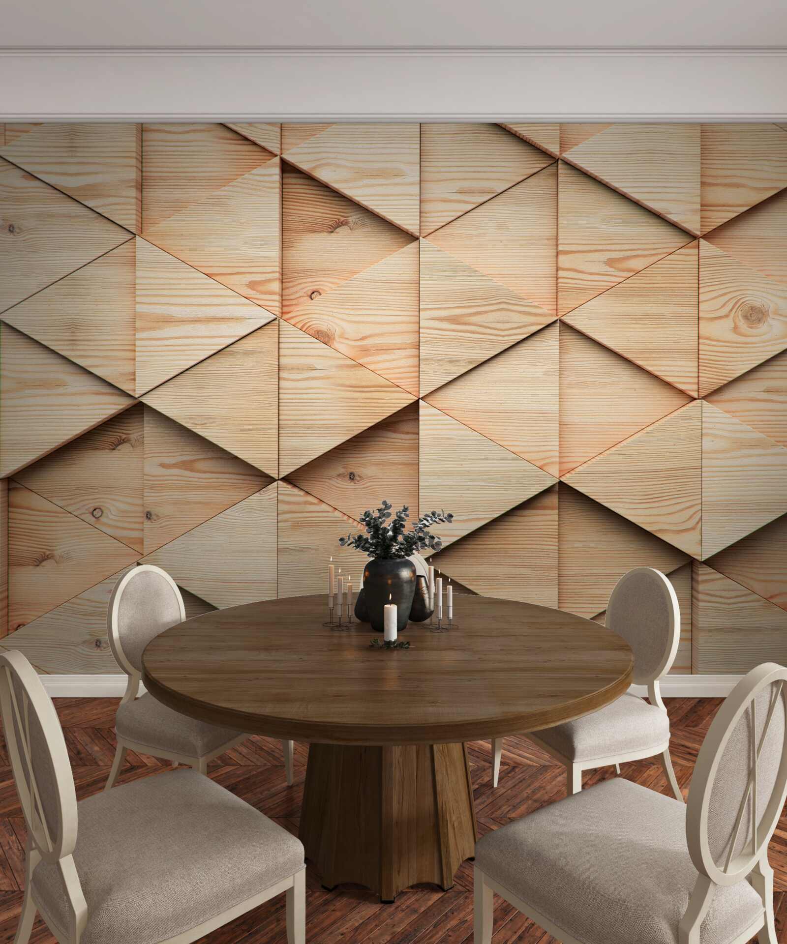 Fototapet scândură mare de parchet