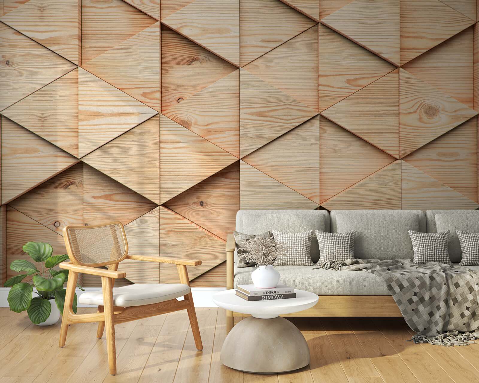 Fototapet scândură mare de parchet