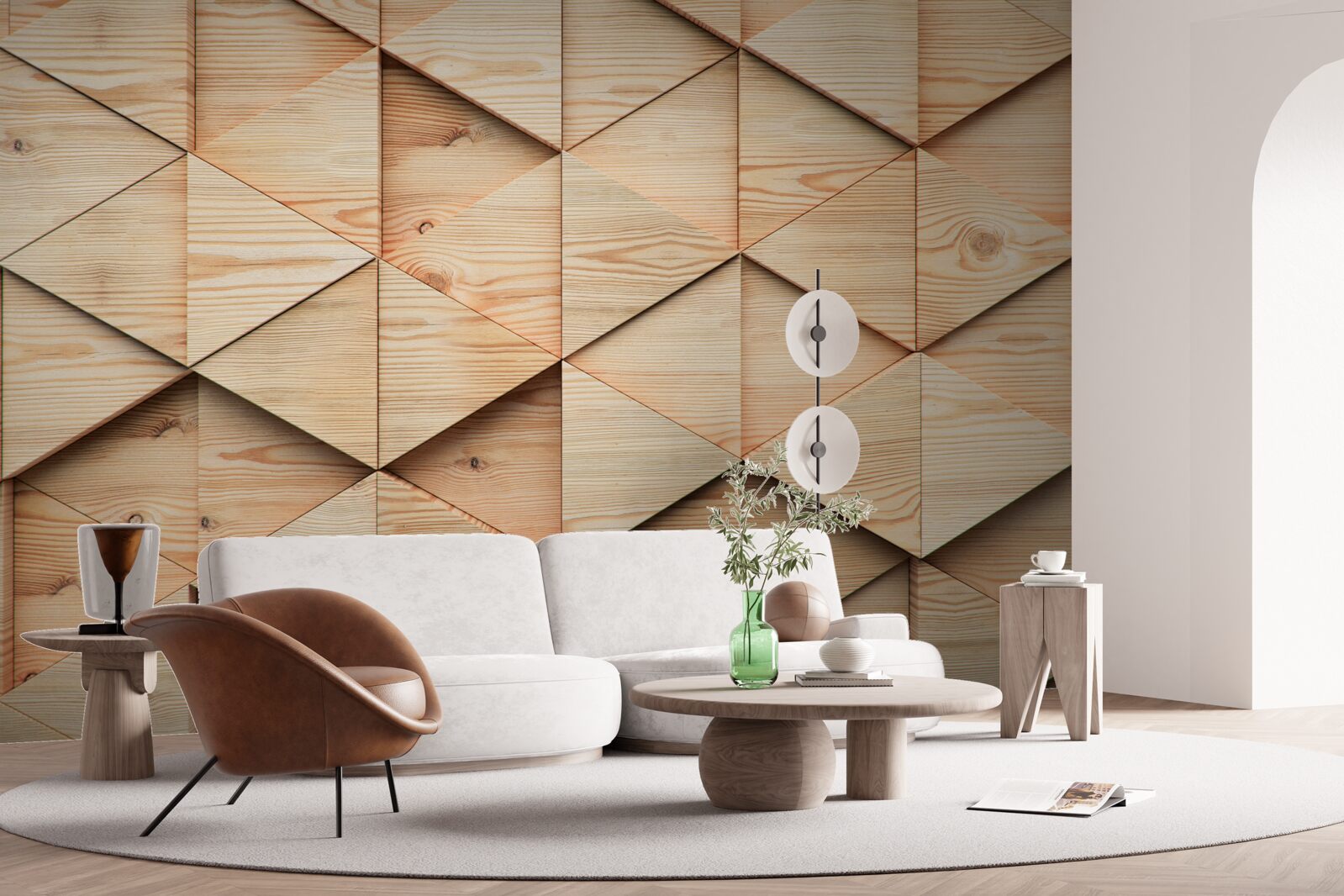 Fototapet scândură mare de parchet