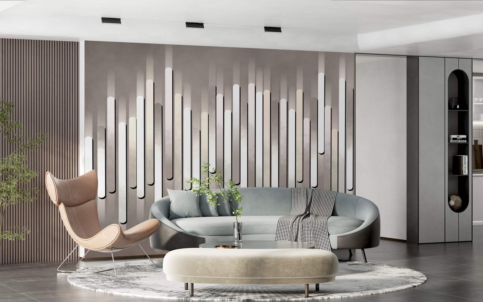 Fototapet abstractizarea frecvențelor sonore