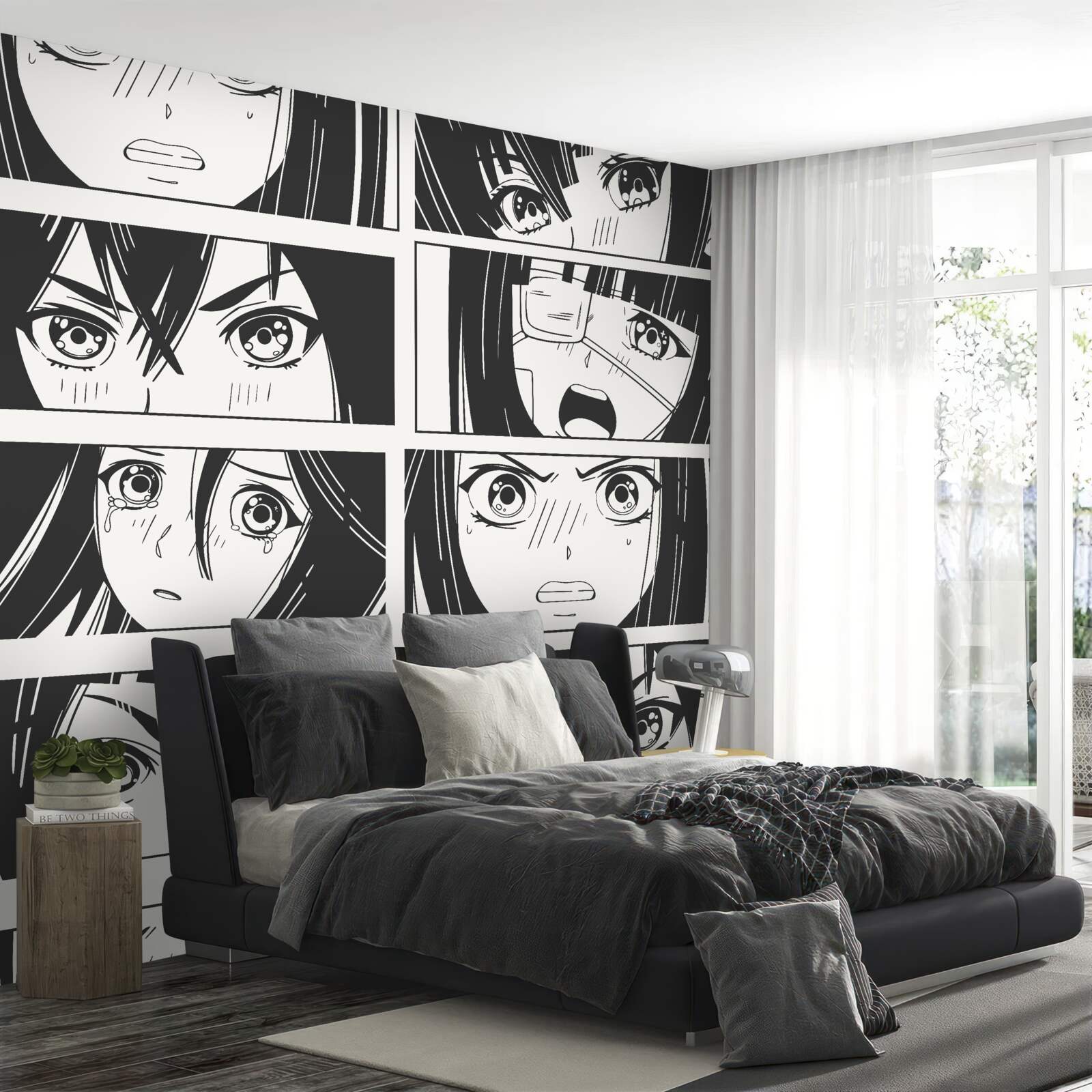 Fototapet o bandă desenată despre experiențele fetelor