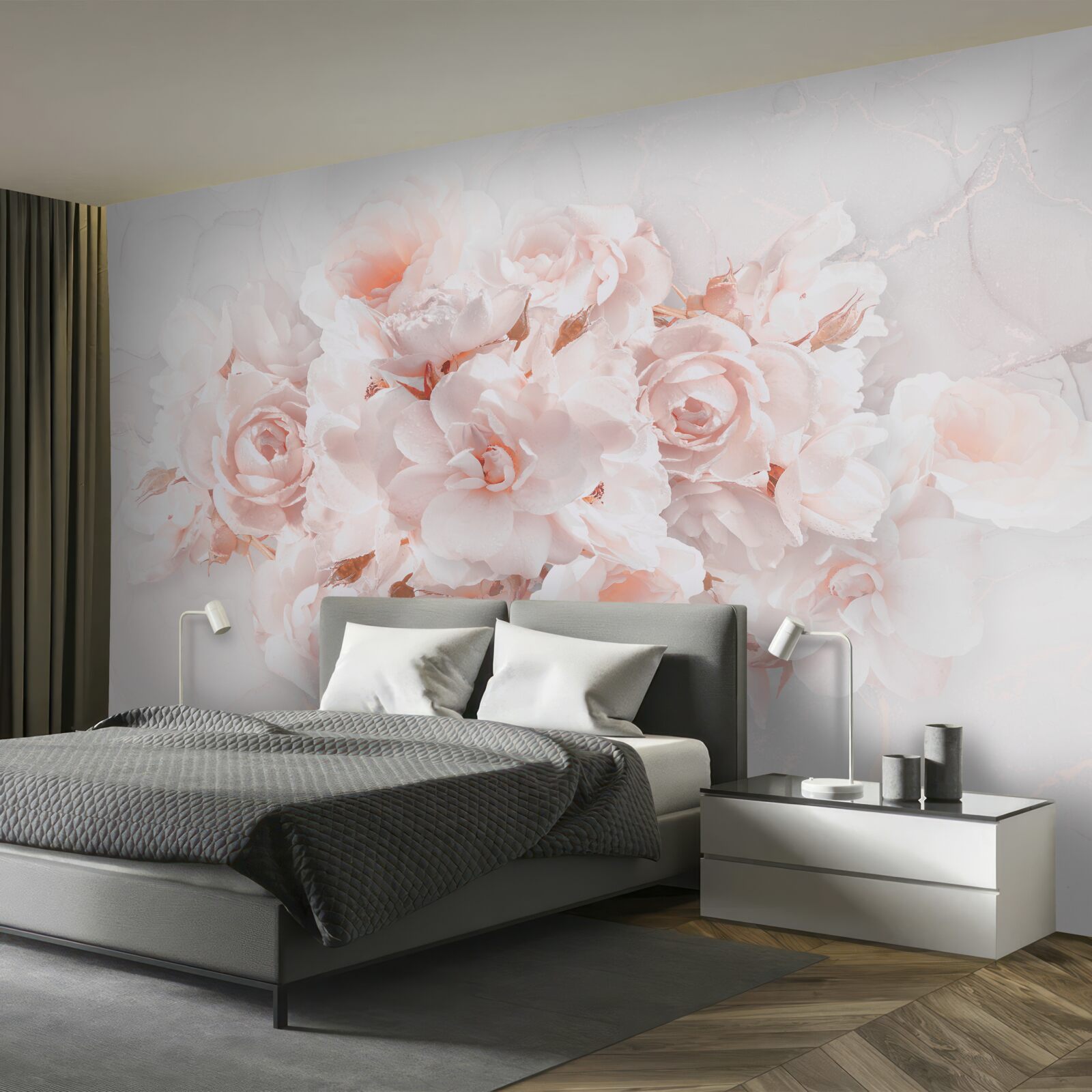 Fototapet compoziție de bujori rafinate