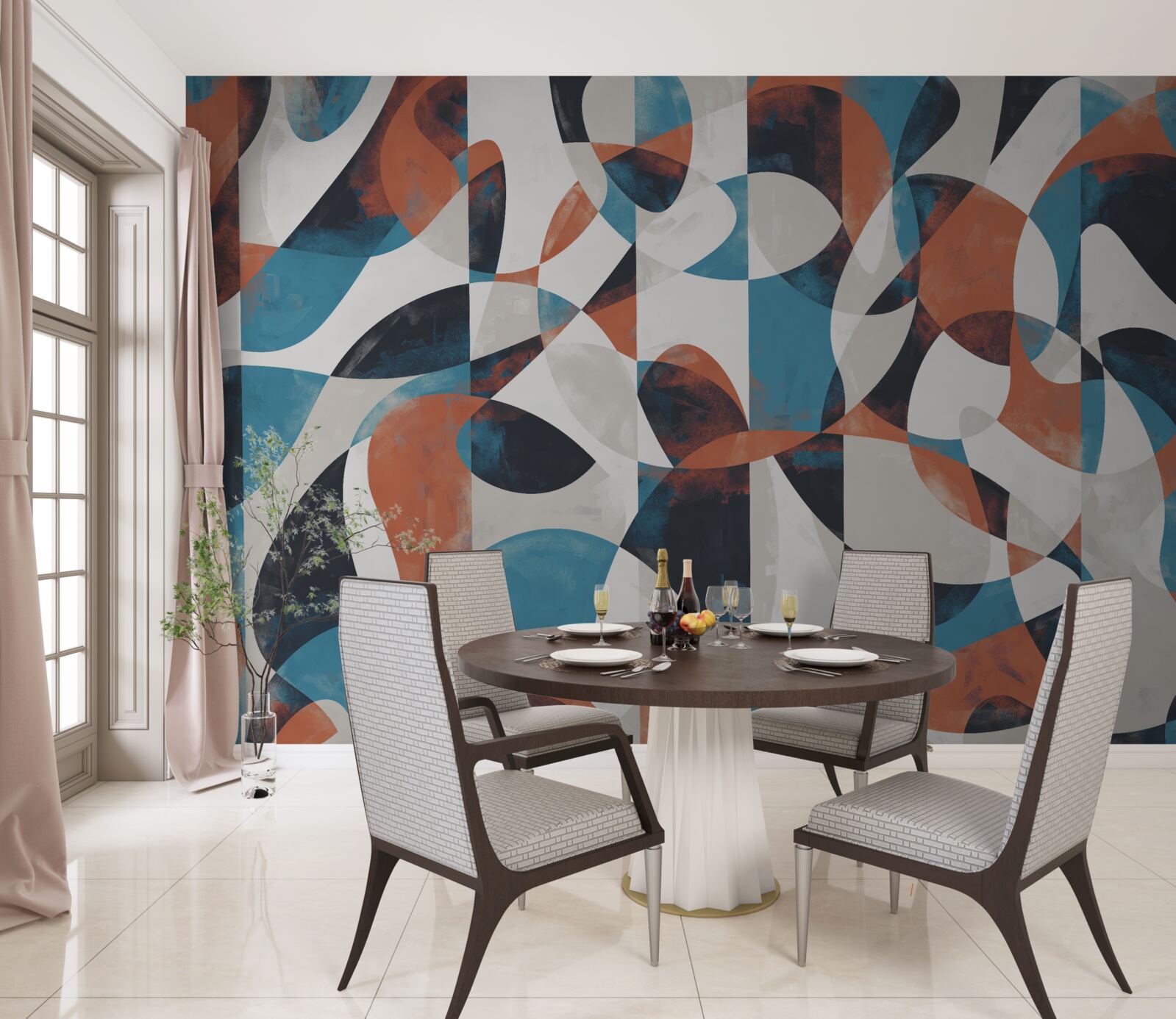 Fototapet figuri abstracte