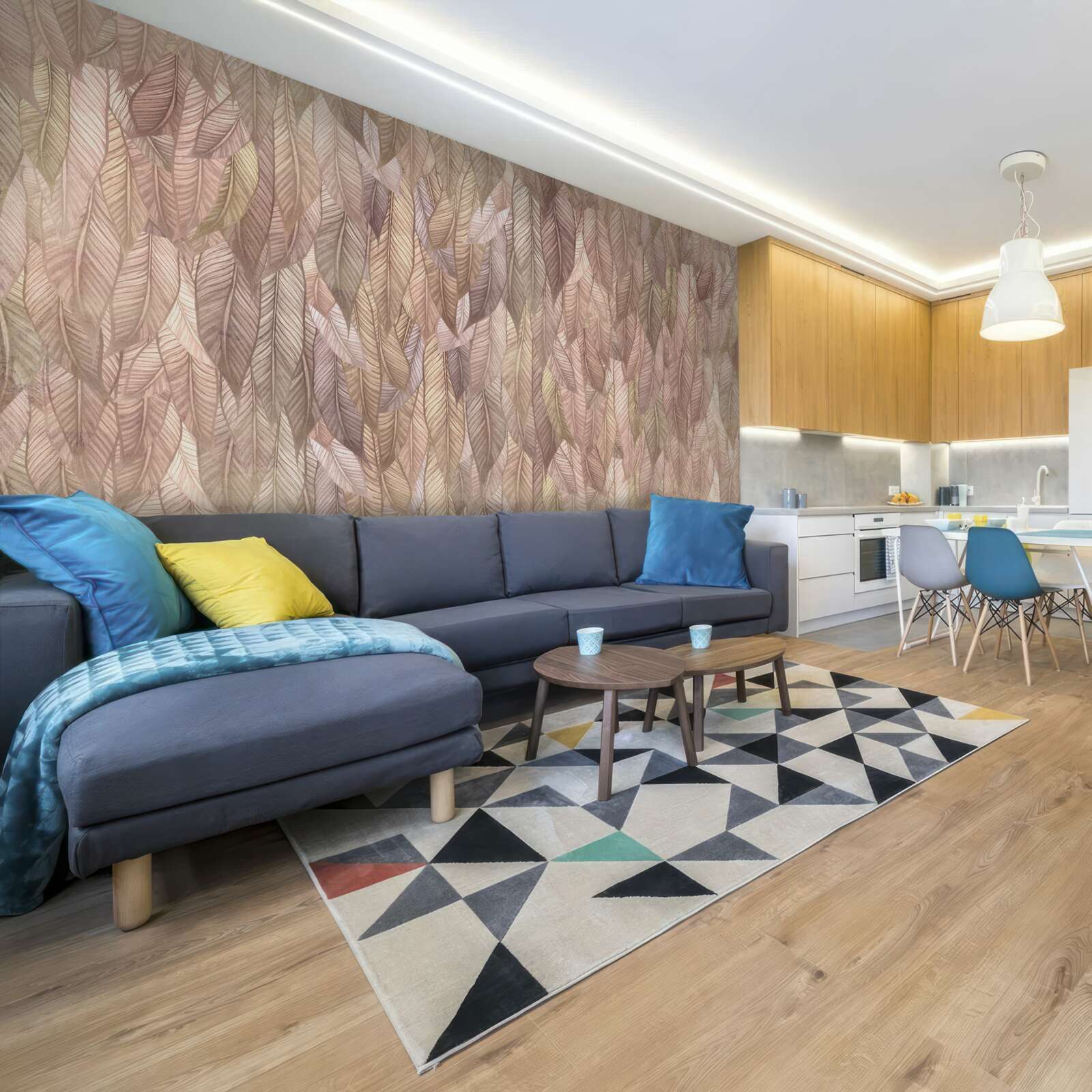 Fototapet tufișuri luxuriante de ferigi