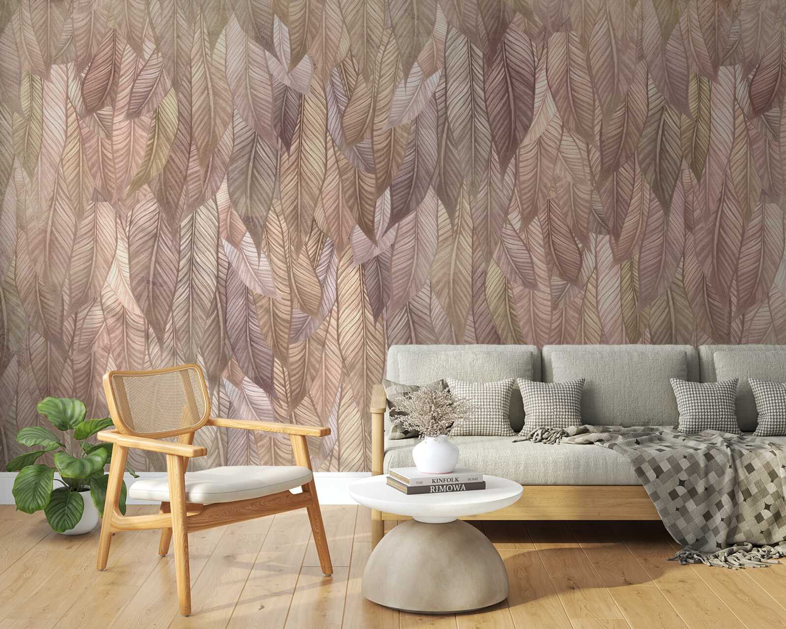 Fototapet tufișuri luxuriante de ferigi