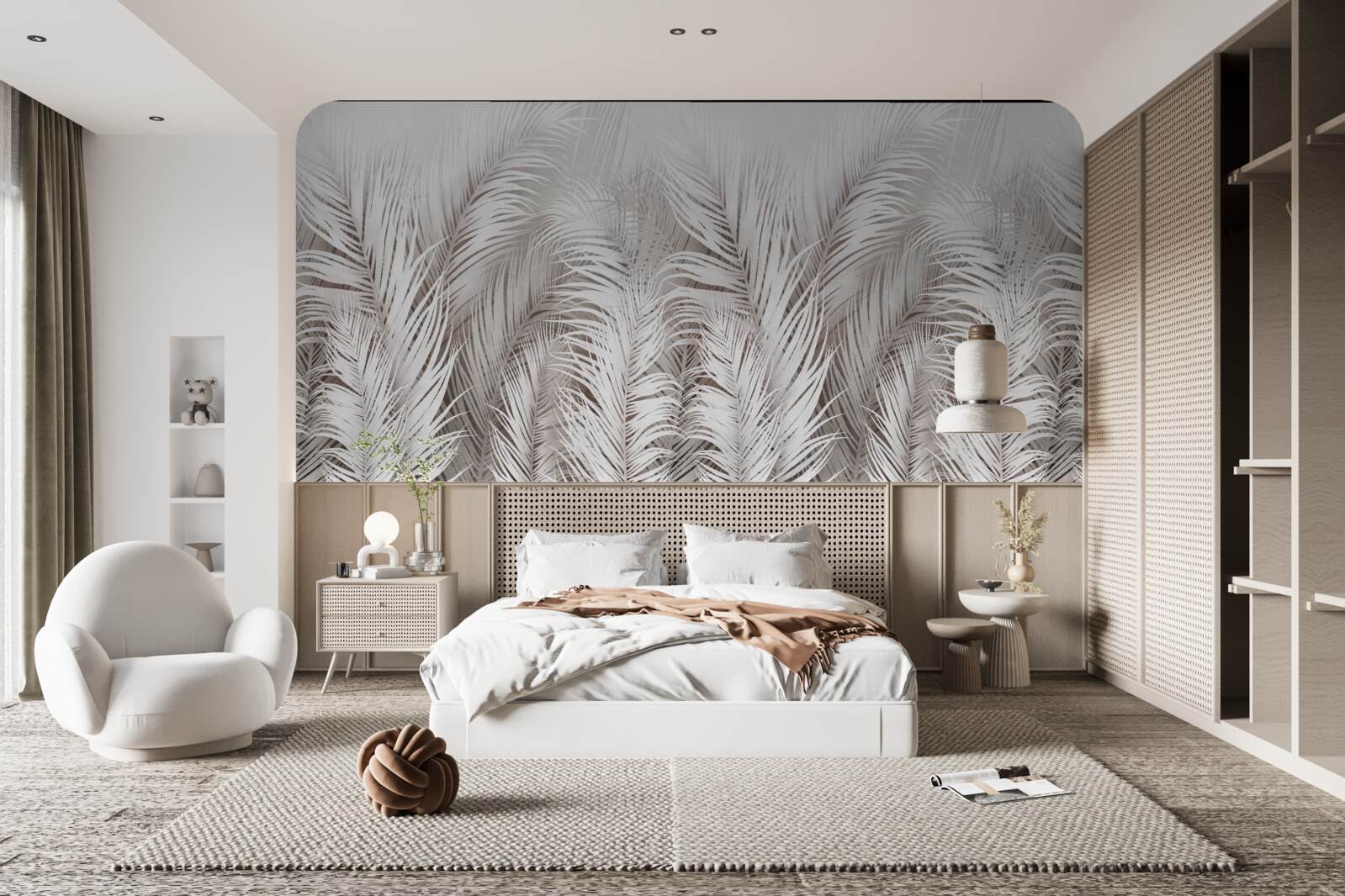 Fototapet ferigă luminoasă luxuriantă