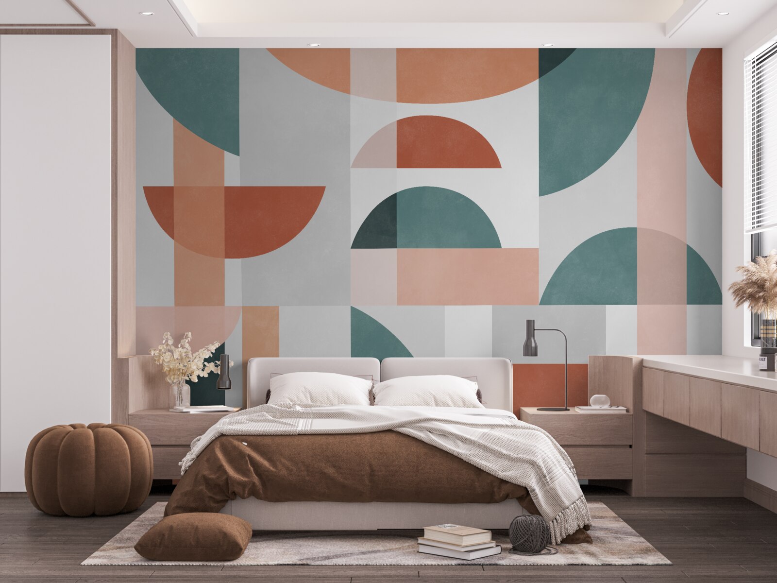 Fototapet forme geometrice în abstracție