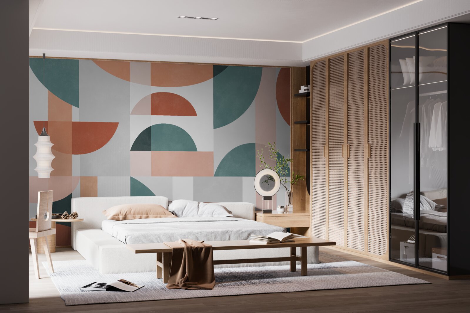 Fototapet forme geometrice în abstracție