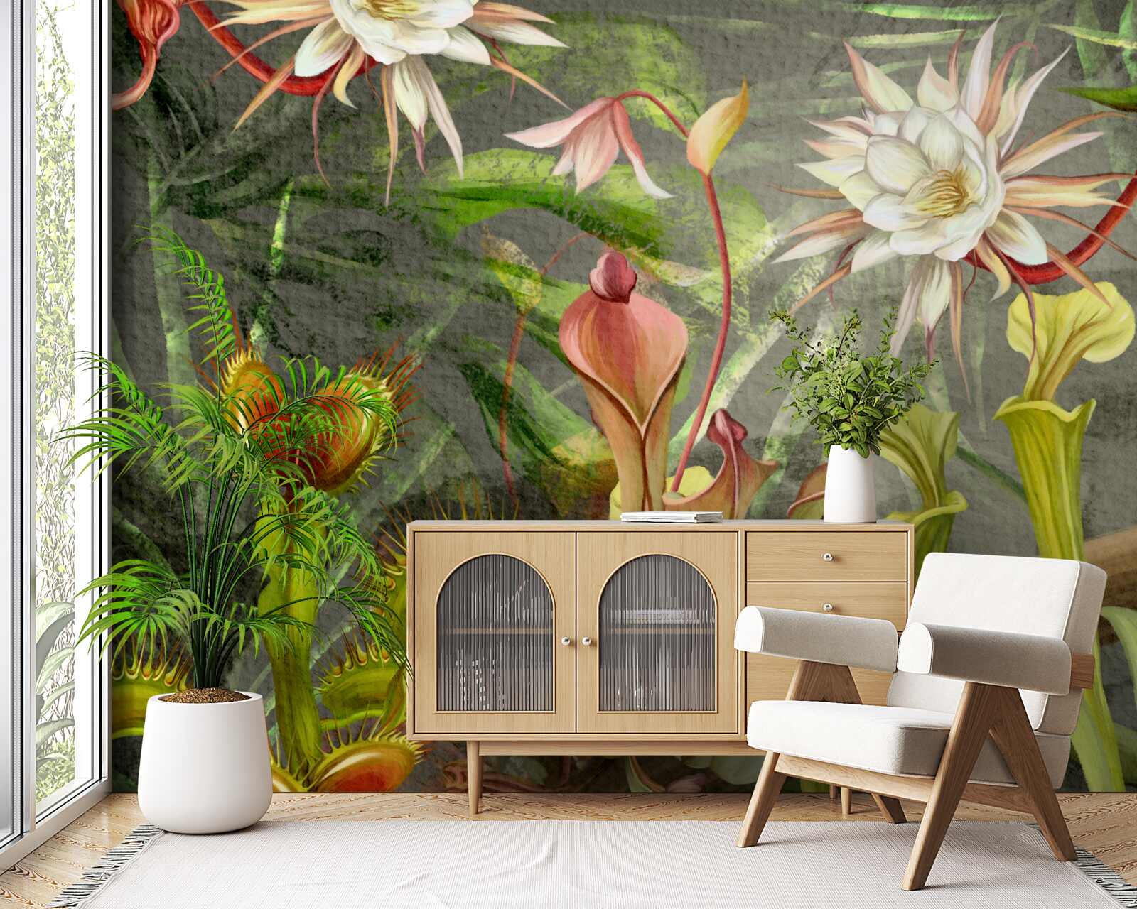 Fototapet plante carnivore din regiunile tropicale